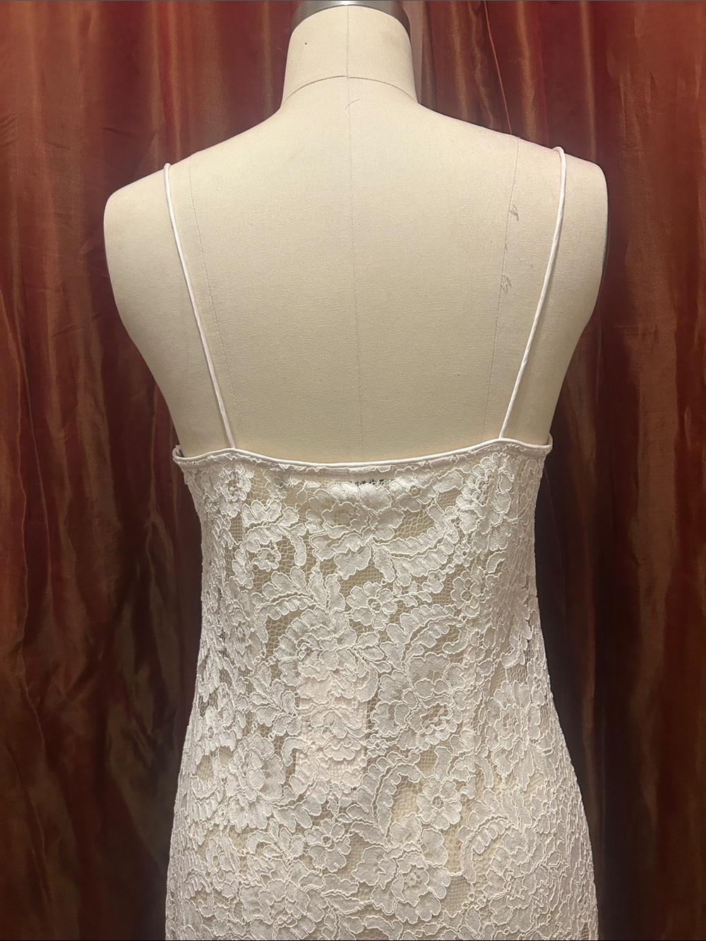 Doen Ivory Lace Midi Slip Dress - Picture 7 of 13